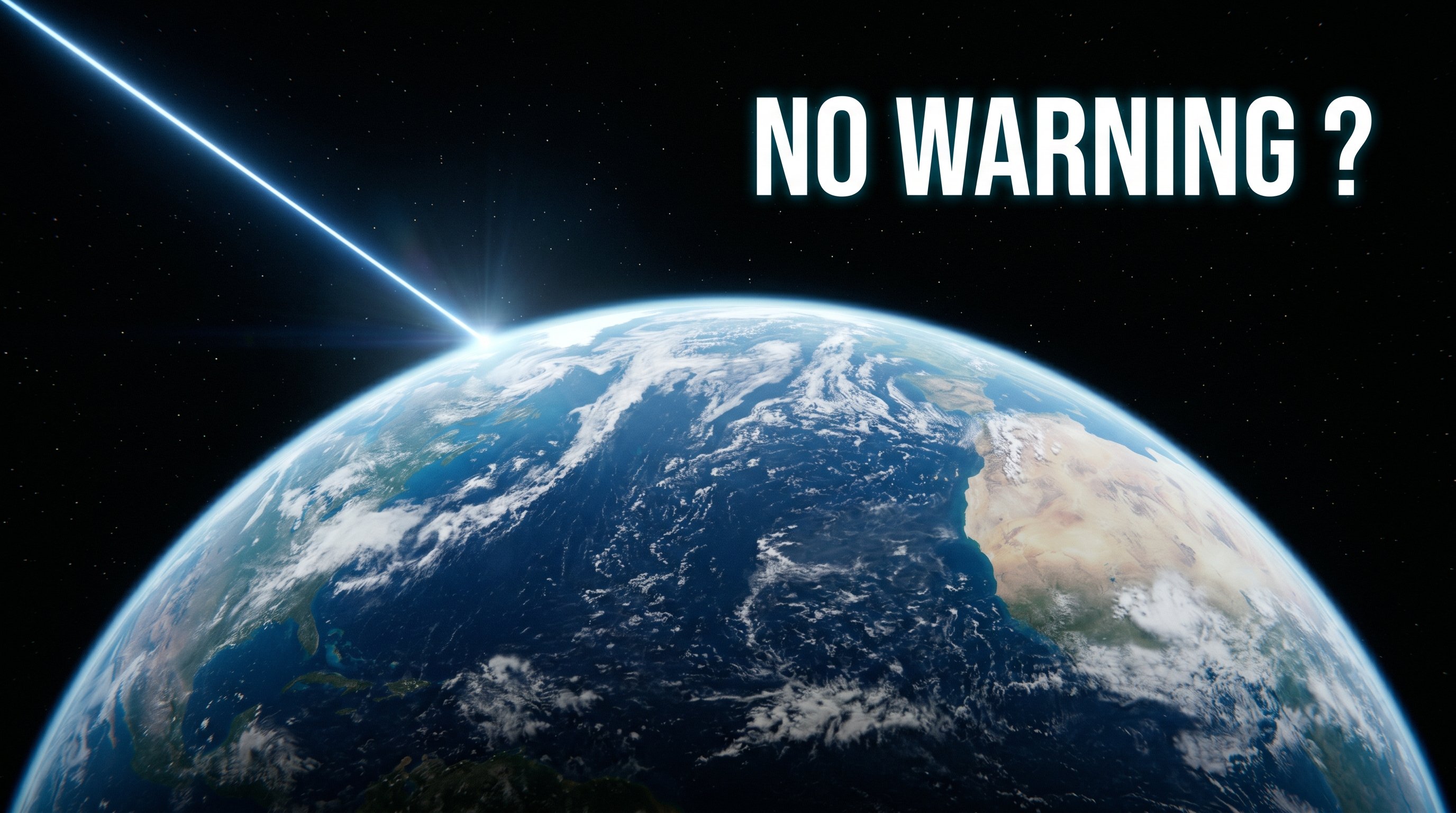 Why a Gamma-Ray Burst Gives No Warning